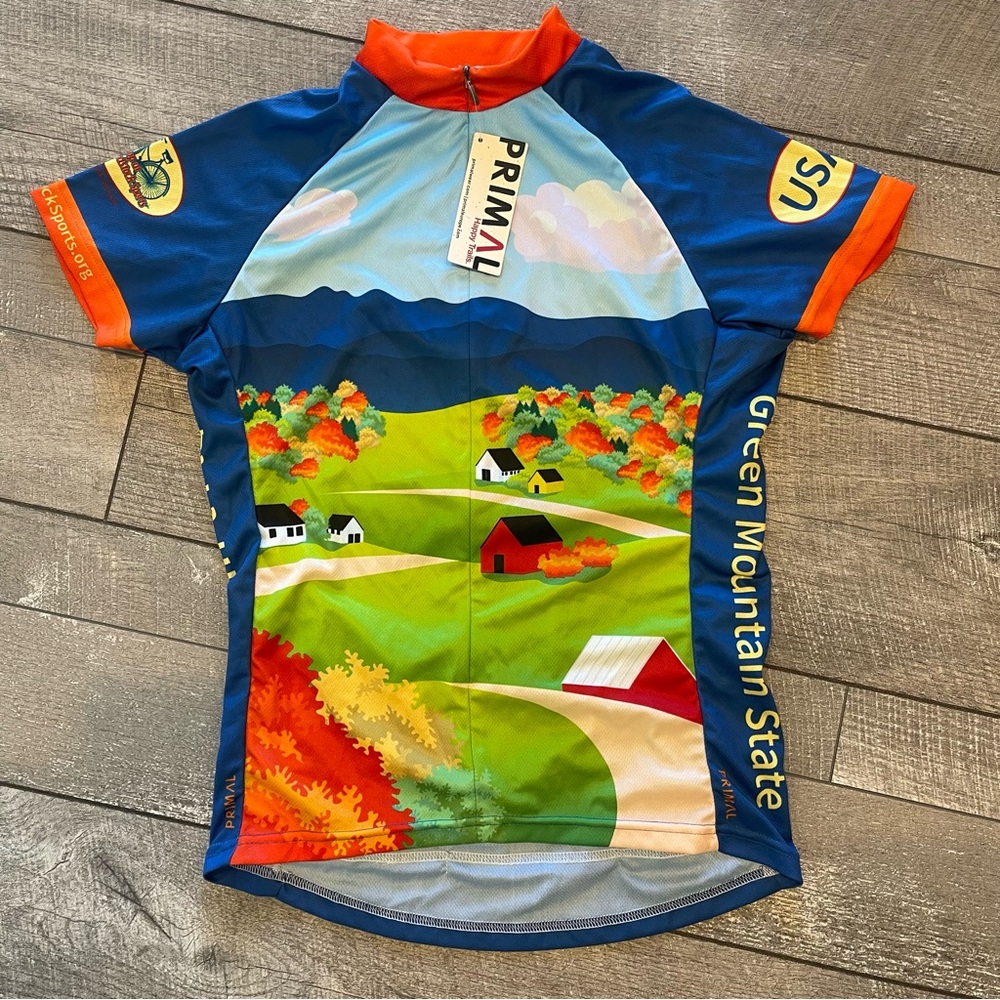 Vermont Cycling Jersey - medium NWT